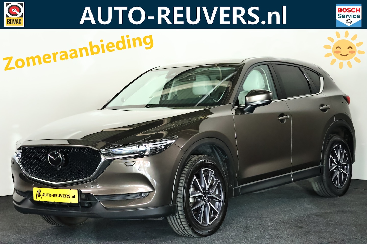 Mazda CX-5 - 2.0 SkyActiv-G 165 Skylease+ / Leder / HUD / ACC / BOSE / CarPlay - AutoWereld.nl