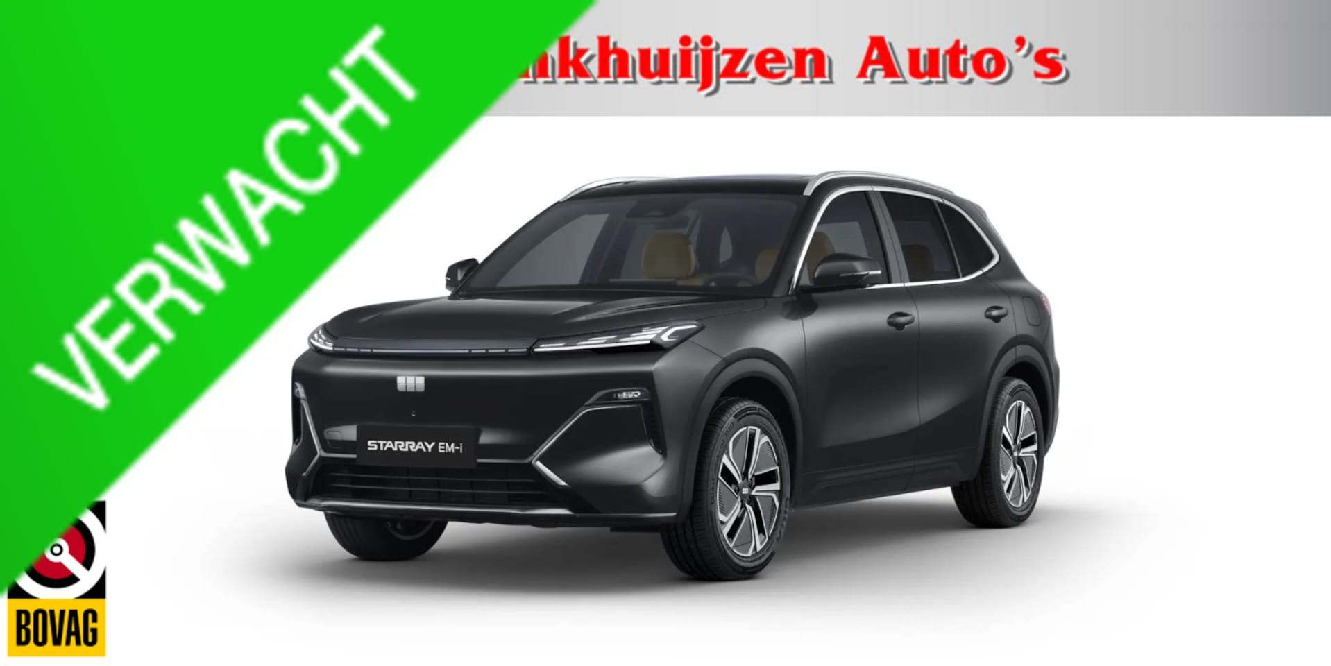 Geely Starray EM-i - 1.5 Max+ PHEV 138KM ELEKTRISCH BEREIK/LEER/SCHUIFDAK/19"LMV! - AutoWereld.nl