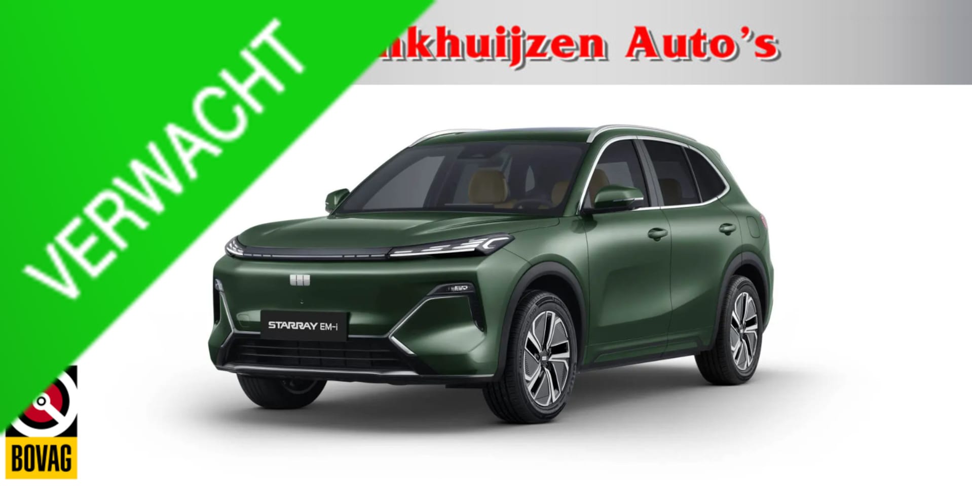 Geely Starray EM-i - 1.5 Max+ PHEV 138KM ELEKTRISCH BEREIK/LEER/SCHUIFDAK/19"LMV! - AutoWereld.nl