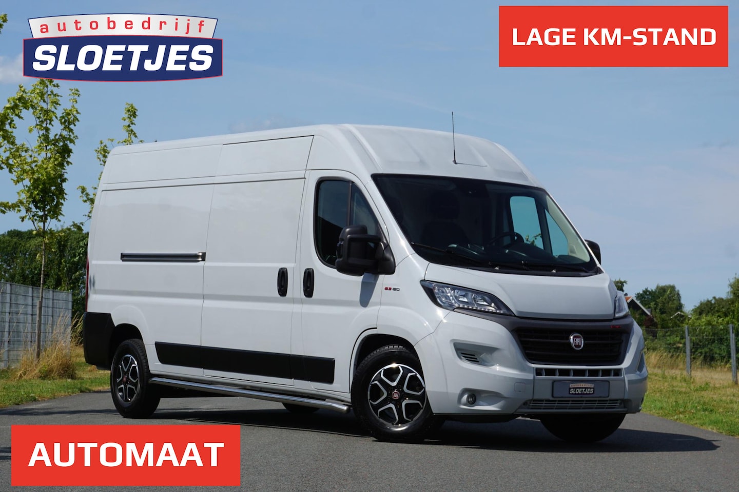 Fiat Ducato - 35H 2.3 MultiJet L3H2 in Topstaat |1e eigenaar |Automaat |Grijs |160 pk |3500 KG |2e airba - AutoWereld.nl