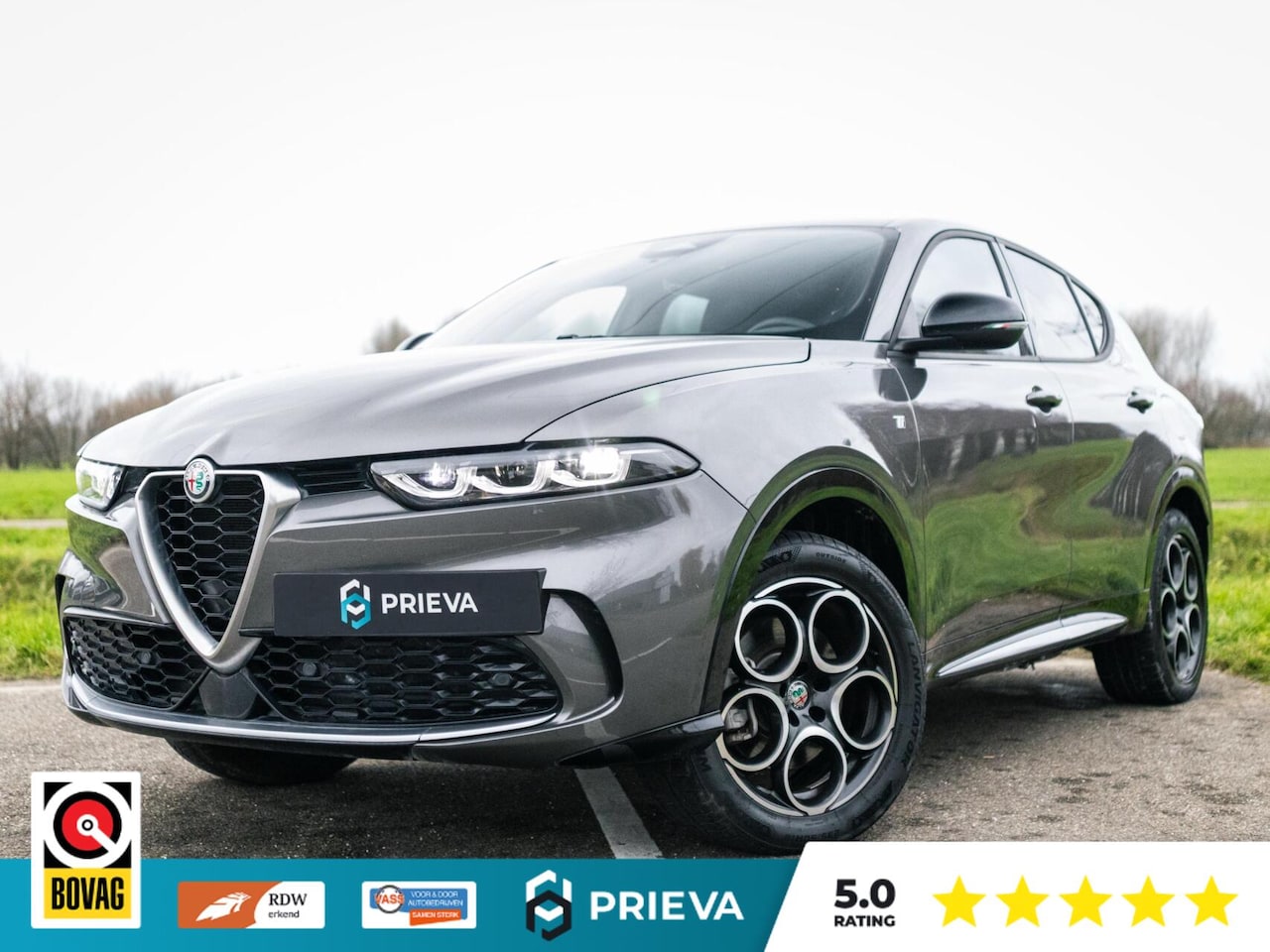 Alfa Romeo Tonale - 1.3 Ti PHEV 280Pk | Carplay | 19' velgen | Adaptieve Cruise Control - AutoWereld.nl