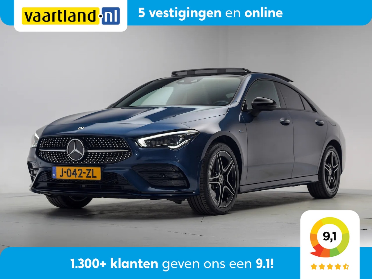 Mercedes-Benz CLA-Klasse - 250e AMG Line Night Aut. [ Panoramadak Memory Sfeerverlichting Camera ] - AutoWereld.nl