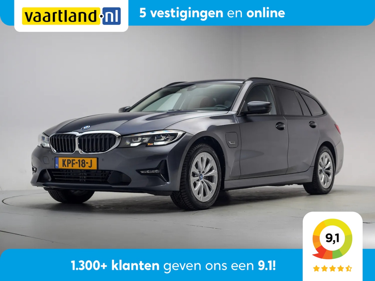 BMW 3-serie Touring - 320e High Executive Sport Aut. [ Leder Stoelverwarming Apple/Android ] - AutoWereld.nl