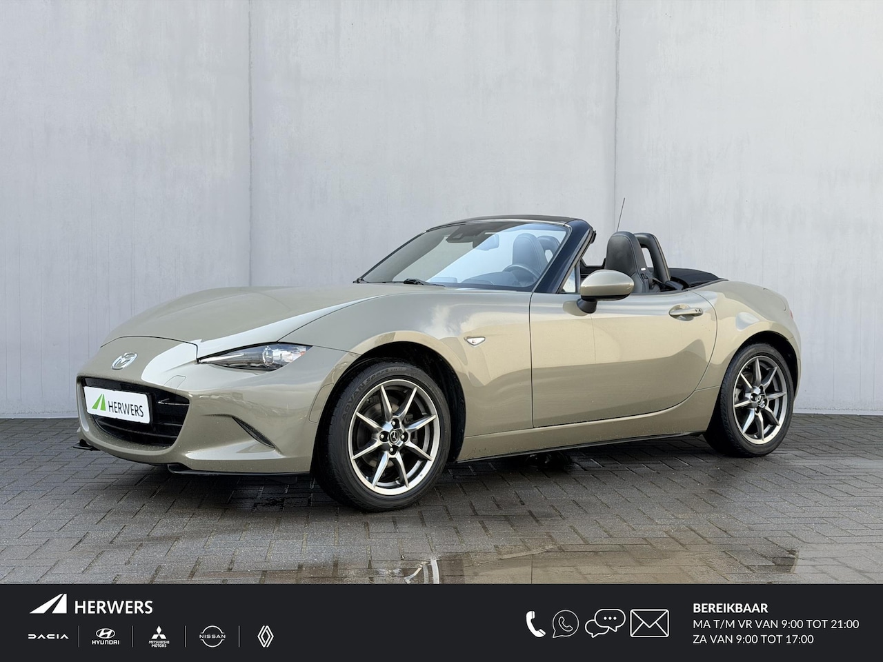 Mazda MX-5 - 1.5 SkyActiv-G 132 Exclusive-Line / Cabrio / BOSE / Camera / Dodehoek Detectie / Lane Assi - AutoWereld.nl
