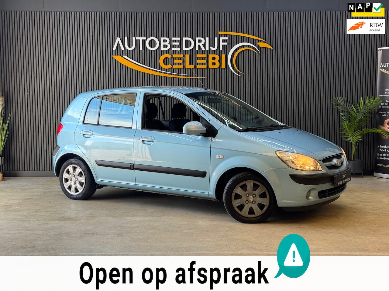 Hyundai Getz - 1.4i Active Cool 2008 BLAUW AIRCO|NAP|CARPLAY - AutoWereld.nl