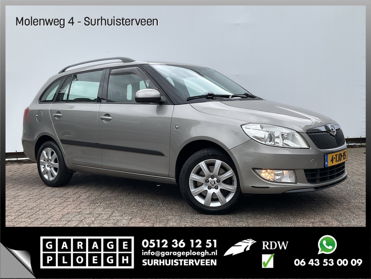 Skoda Fabia Combi - 1.2 TSI Sprint Pro Automaat Nav/Cruise Clima Pdc Orig.NL Voll.Onderhouden! - AutoWereld.nl