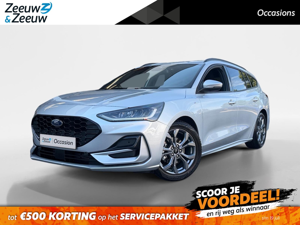 Ford Focus Wagon - 1.0 EcoBoost Hybrid ST Line | Winter Pack | Cruise Control | Climate Control | Navigatie | - AutoWereld.nl