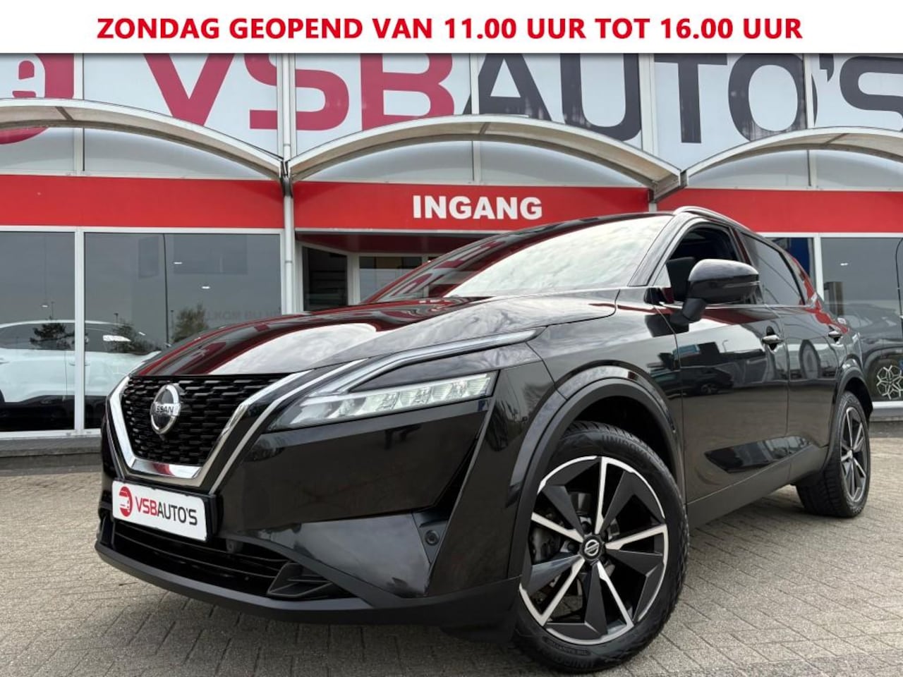 Nissan Qashqai - 1.3 DIG-T MHEV TEKNA 140PK HALF-LEER NAVI PANO-DAK 360-CAMERA WINTER-PAKKET AIRCO LMV PDC - AutoWereld.nl