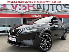 Nissan Qashqai - 1.3 DIG-T MHEV TEKNA 140PK HALF-LEER NAVI PANO-DAK 360-CAMERA WINTER-PAKKET AIRCO LMV PDC