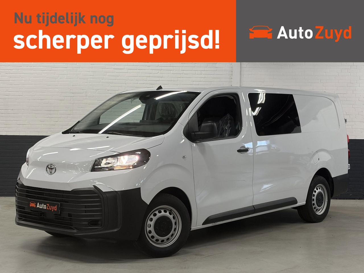 Toyota PROACE Long Worker - 2.0 D-4D L2 Challenger Dubbele Cabine! Nieuw / BPM-vrij - AutoWereld.nl