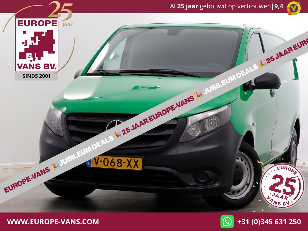 Mercedes-Benz Vito - 114 CDI 136pk E6 RWD 7G Automaat Kort Airco/Navi/Camera 04-2019 - AutoWereld.nl