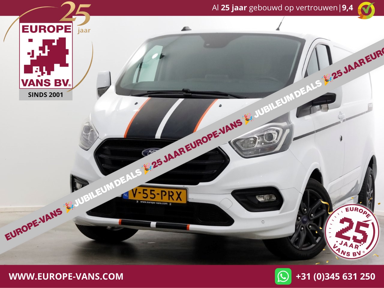 Ford Transit Custom - 2.0 TDCI 185pk Automaat L1H1 Sport Xenon/Navi/Camera 03-2021 - AutoWereld.nl