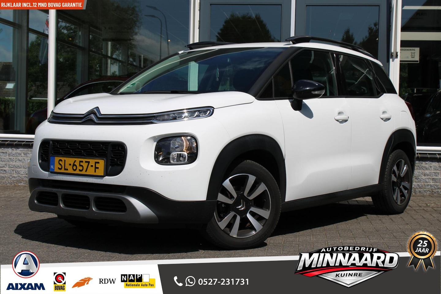 Citroën C3 Aircross - 1.2 PureTech Feel|Nieuwe Dbriem|PDC|Airco|Cruise|DAB|Navi|Carplay - AutoWereld.nl