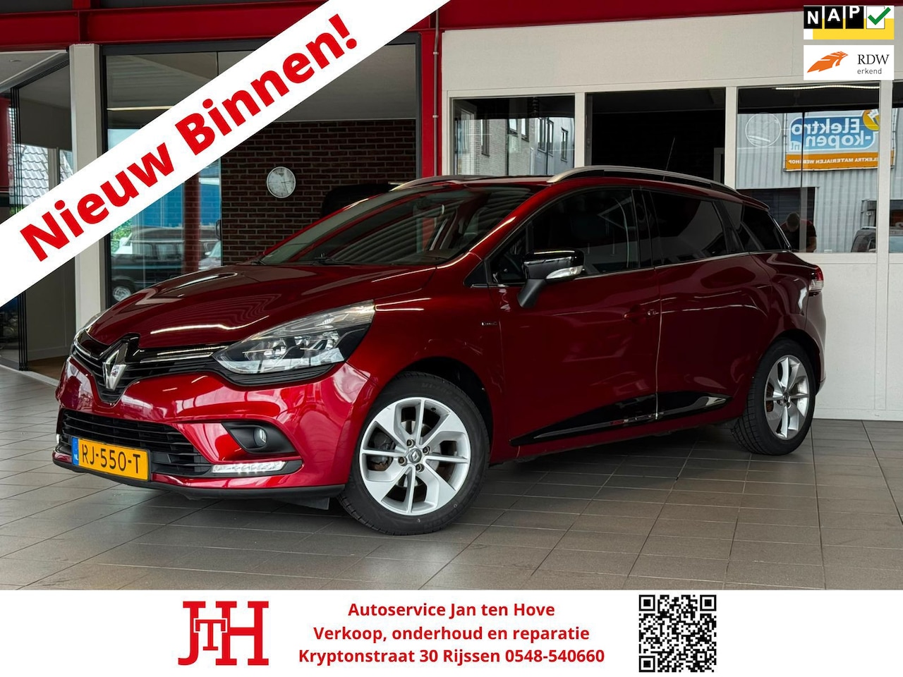 Renault Clio Estate - 0.9 TCe Limited*Cruise Control*Navi*PDC*Trekhaak*NAP* - AutoWereld.nl