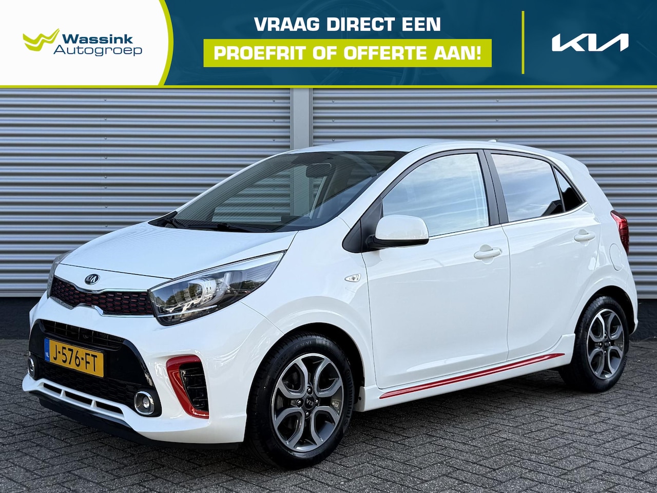Kia Picanto - 1.0 MPi GT-Line Edition | Airco | Camera | Navigatie | - AutoWereld.nl