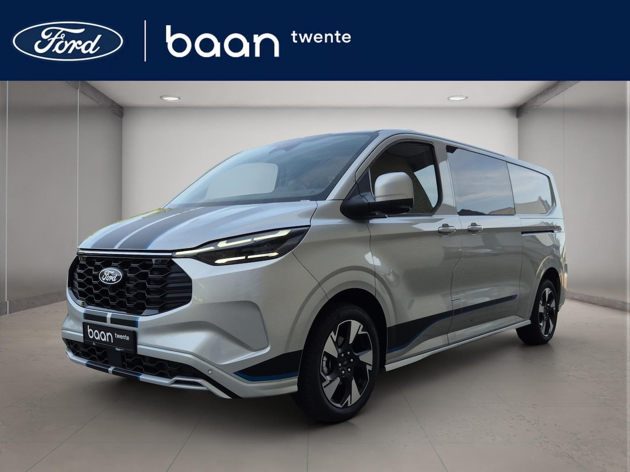 Ford Transit Custom - 320 2.5 PHEV L2H1 Sport Dubbel Cabine | FULL OPTION | - AutoWereld.nl