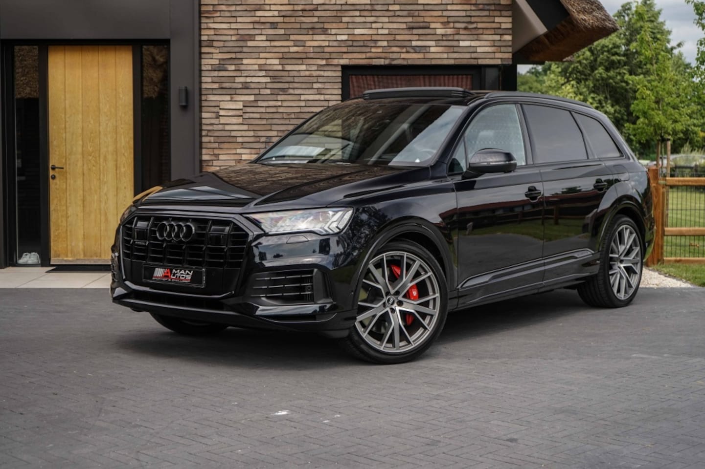 Audi Q7 - 55 TFSI e Quattro S-Line Pano/HUD/B&O/RS-Zetels/Trkhk/Black/Mass - AutoWereld.nl