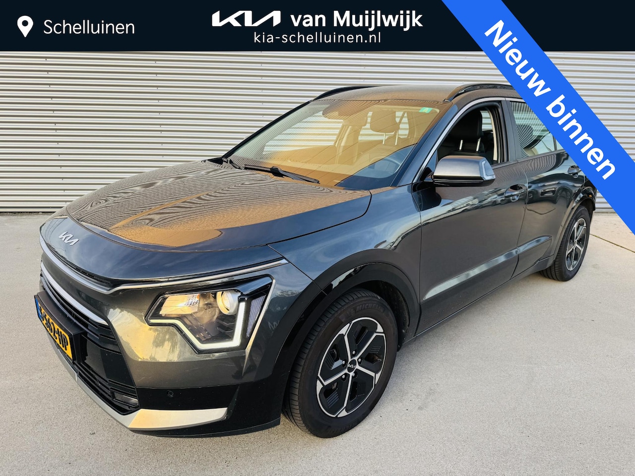 Kia Niro - 1.6 GDi Hybrid DynamicLine NW geleverd & Onderhouden | Clima | Cruise | DAB+ | Camera | Na - AutoWereld.nl