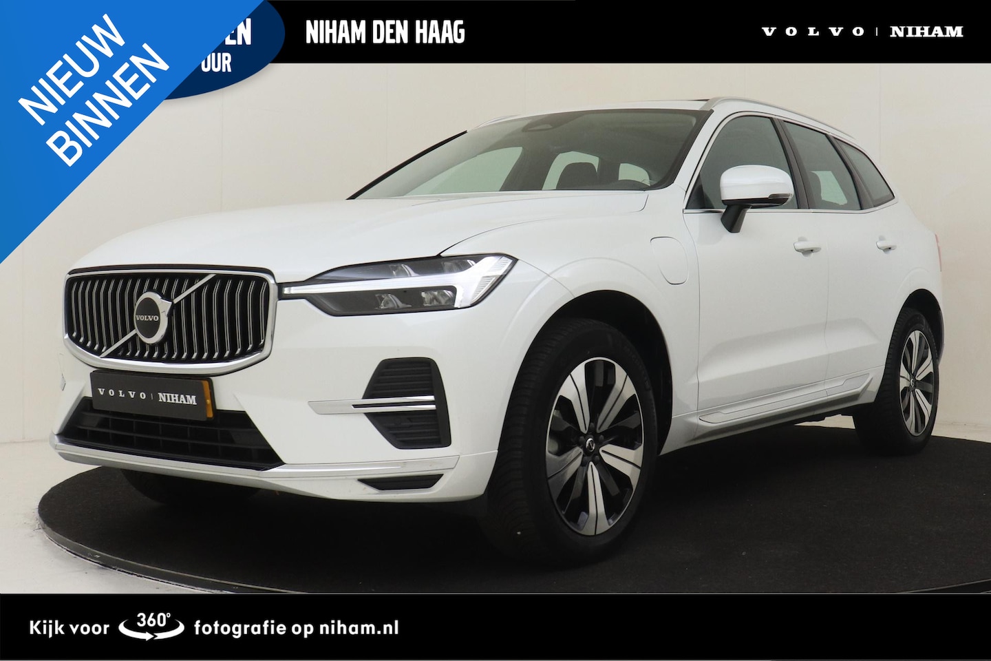 Volvo XC60 - T6 PLUG-IN HYBRID AWD ESSENTIAL EDITION -PANO.DAK|LEDER|ADAP.CRUISE|CAMERA|CLIMATE|PARKEER - AutoWereld.nl
