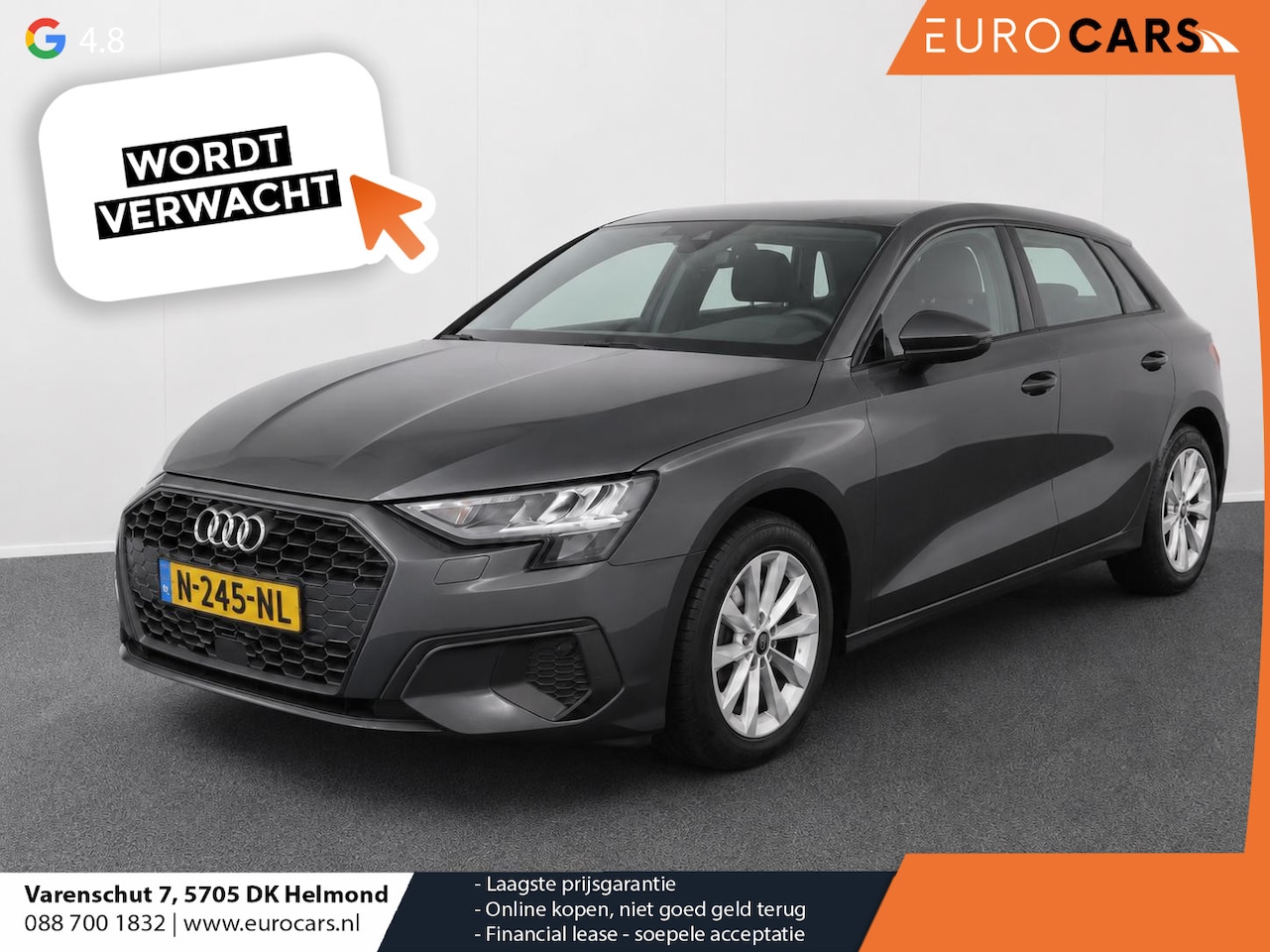 Audi A3 Sportback - 30 TFSI Pro Line Airco ECC Carplay Navi PDC Achter Full LED Audi Sound Stoelverwarming Cru - AutoWereld.nl