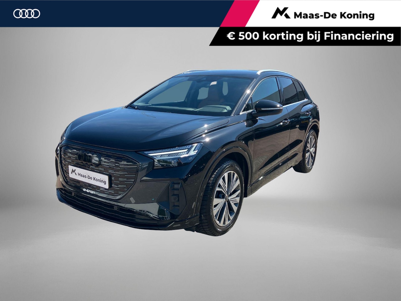 Audi Q4 e-tron - 40 Advanced edition 204pk 77 kWh · Leder · Trekhaak · Camera + Parkeersensoren · Apple/And - AutoWereld.nl