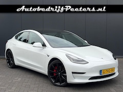 Tesla Model 3 - Performance 462pk AWD 75 kWh 1e eigenaar Pano Leder LED 20inch