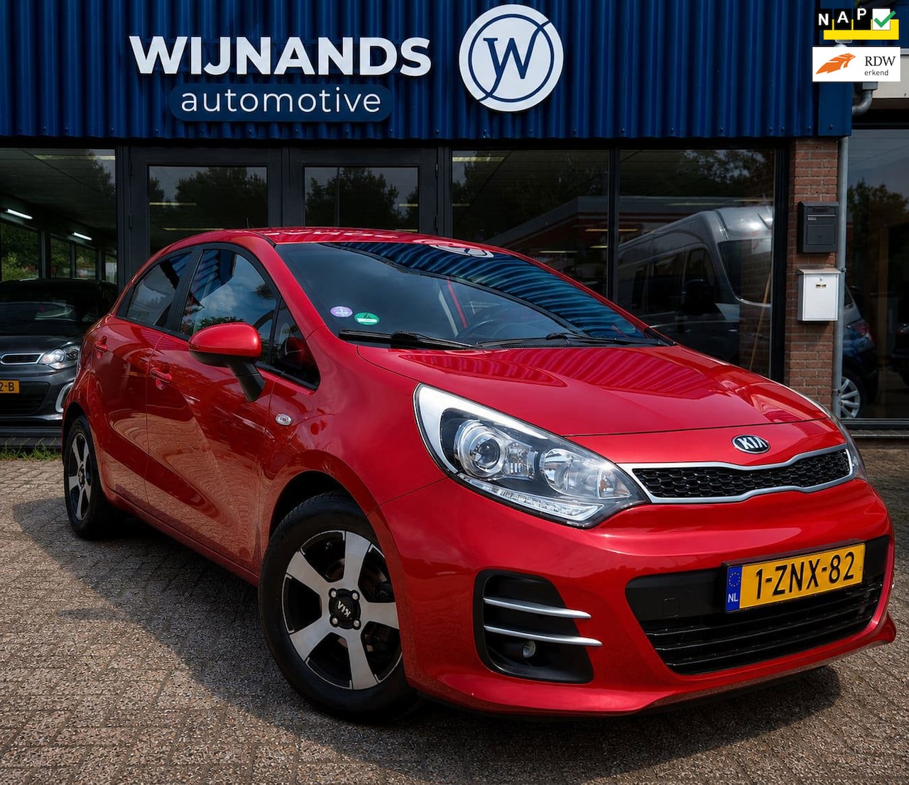 Kia Rio - 1.2 CVVT DynamicLine Cruise Dealer APK LED Facelift - AutoWereld.nl