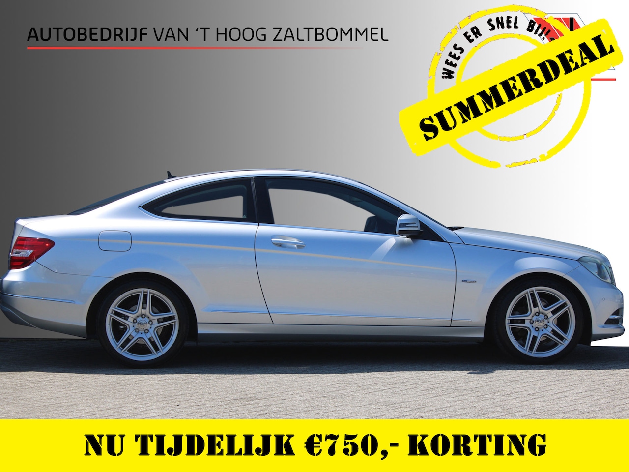 Mercedes-Benz C-klasse Coupé - 180 AUT7 Ambition NAVI 18'' <<ZEER NETTE AUTO>> - AutoWereld.nl