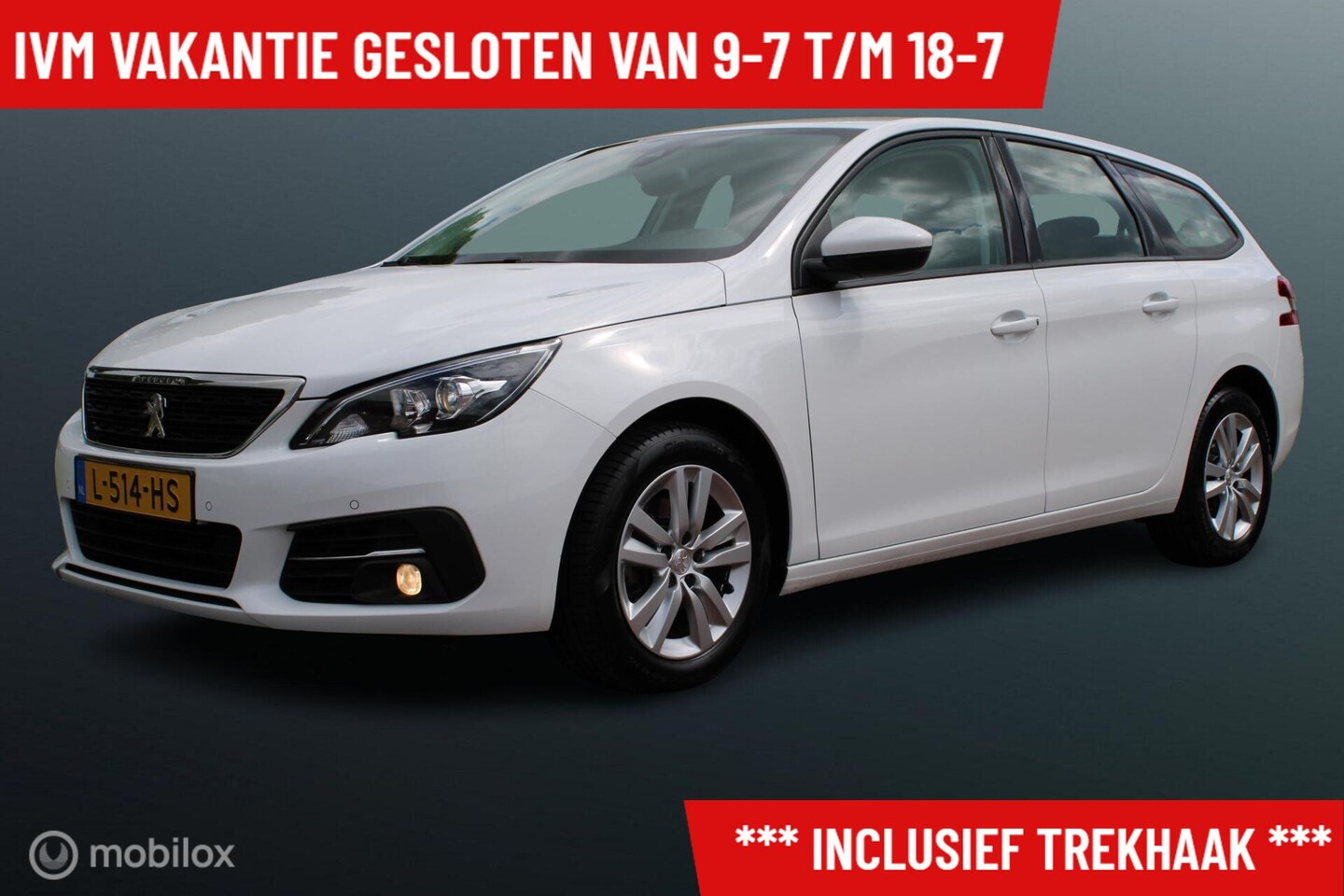 Peugeot 308 SW - 1.2 110 PK Turbo PureTech Blue Lease Active, Trekhaak, Pdc voor + achter + Camera, Cruise, - AutoWereld.nl