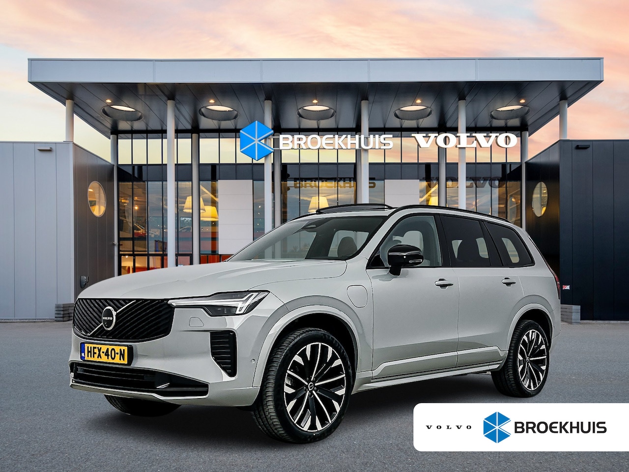 Volvo XC90 - T8 Recharge Ultra Dark | 21 | Luchtvering | Trekhaak | Getint Glas | Harman Kardon | 360 C - AutoWereld.nl