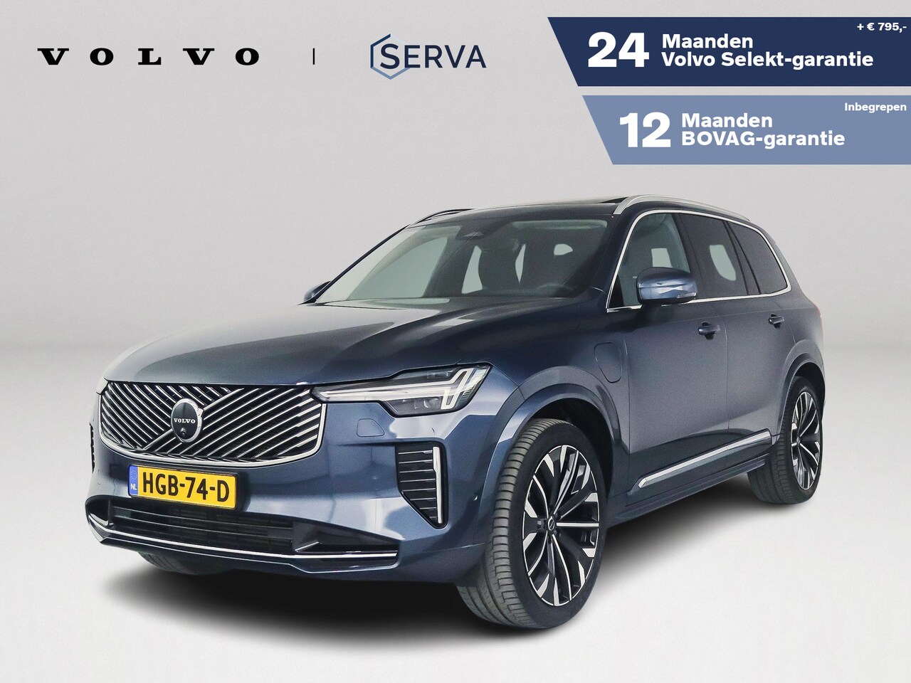 Volvo XC90 - T8 Plug-in hybrid AWD Ultra Bright | SOH 100% | Panoramadak | 360° camera | Bowers & Wilki - AutoWereld.nl