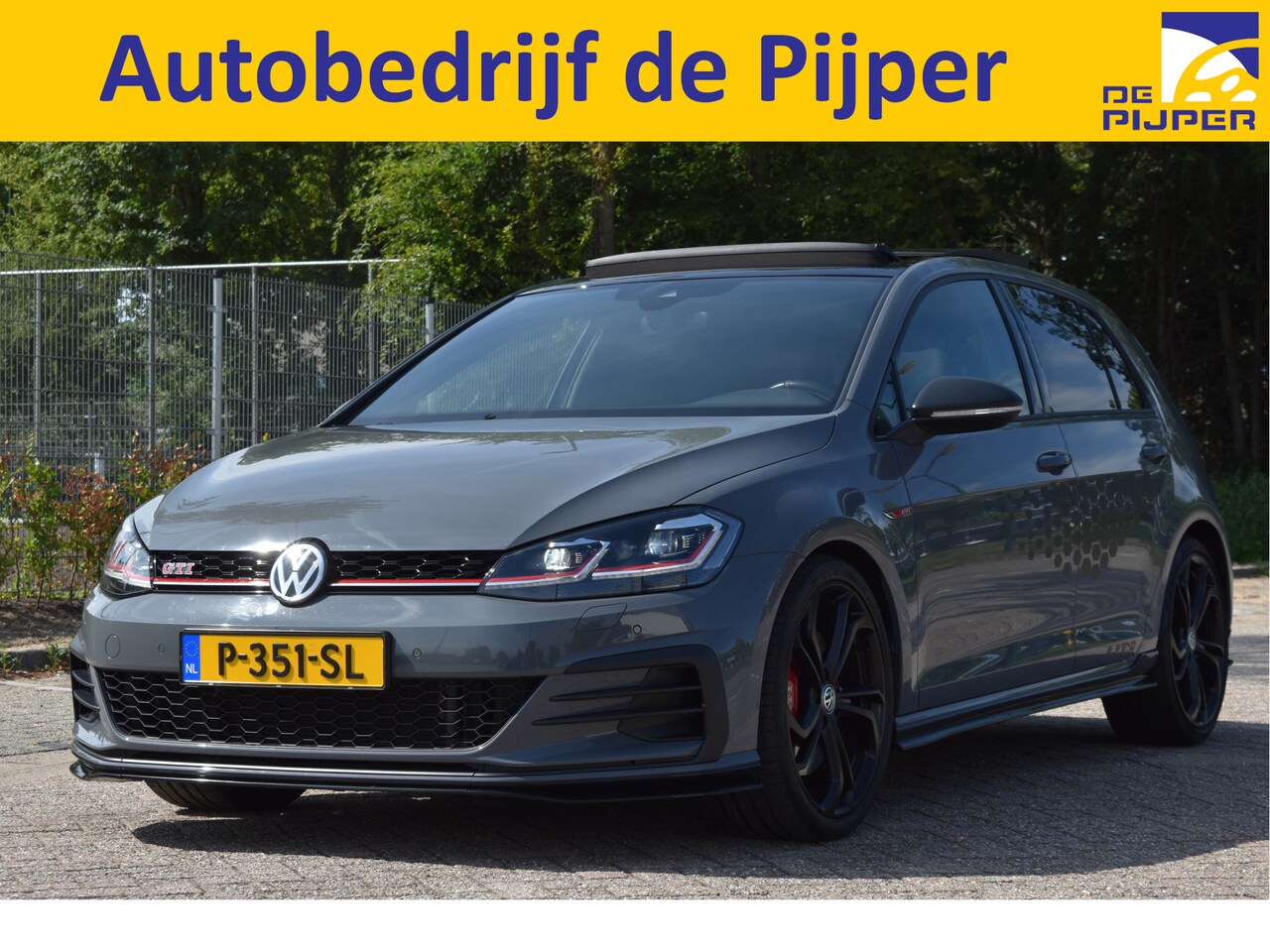 Volkswagen Golf - 2.0 TSI GTI TCR Performance Pack Executive 290 pk Nardo Grey | Vol | Keyless | Pano | Came - AutoWereld.nl