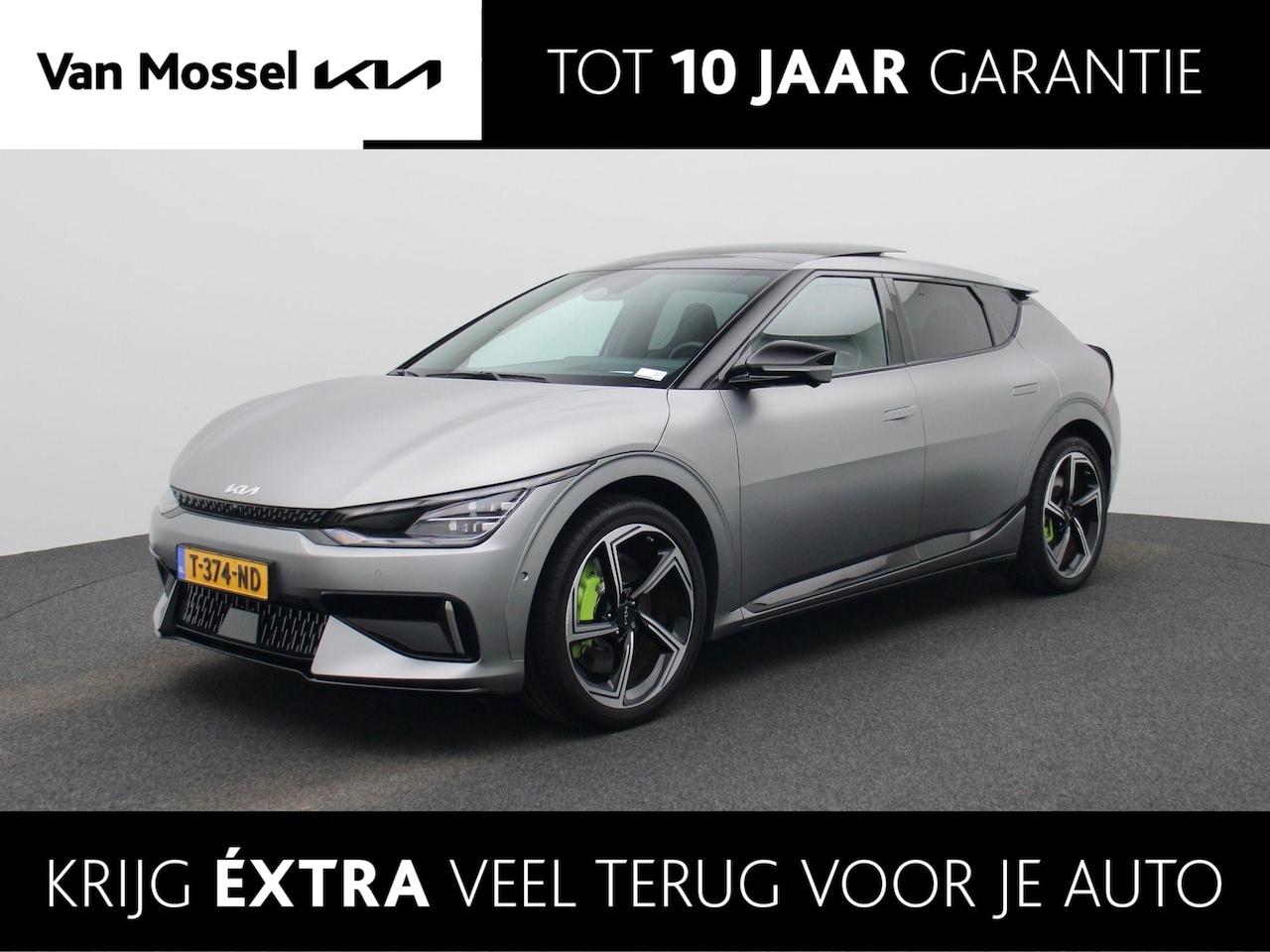 Kia EV6 - GT AWD 77.4 kWh | 585PK!! | Panorama Dak | BTW | Meridian Sound | Kuipstoelen | 21" GT Vel - AutoWereld.nl
