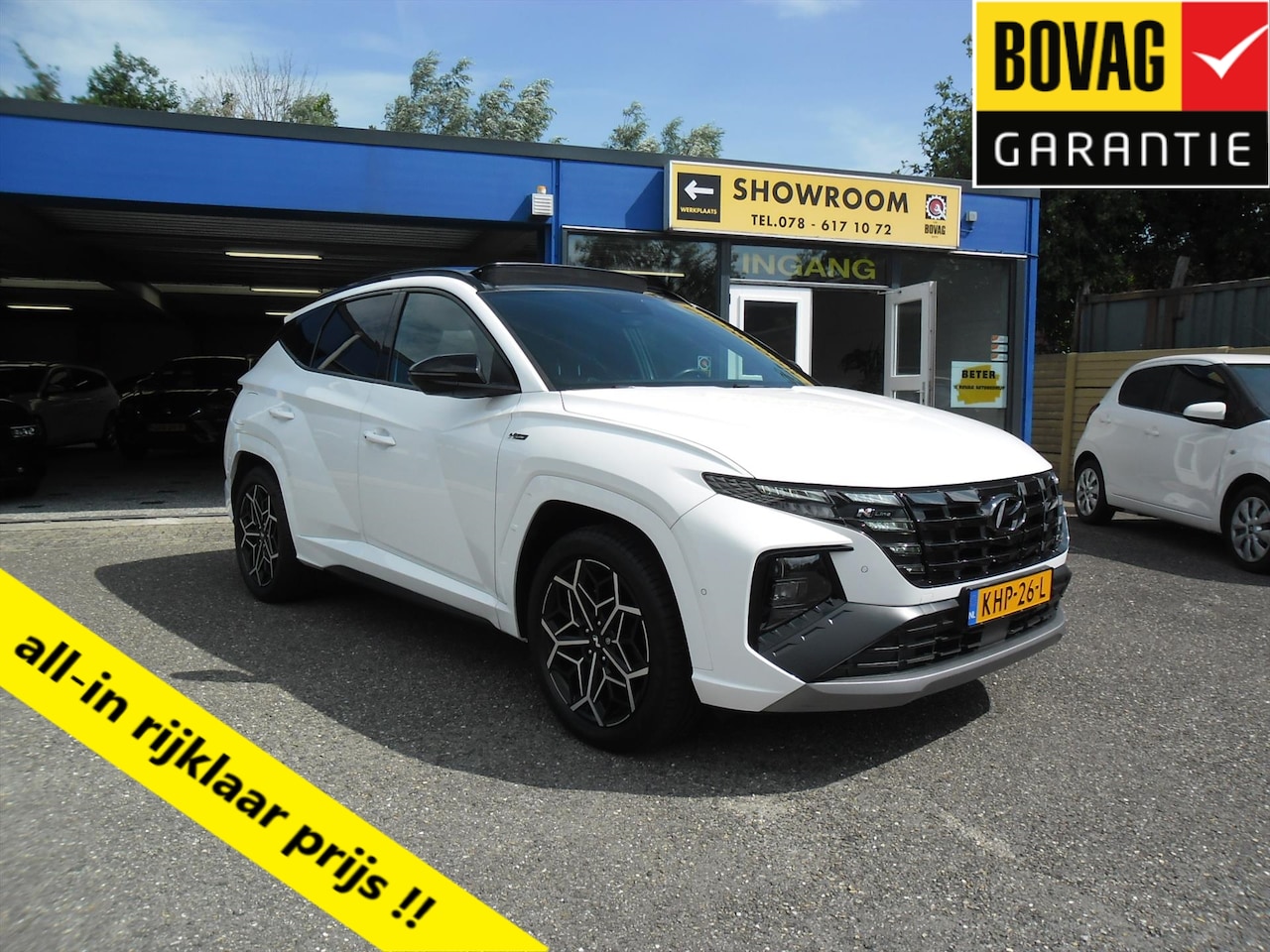 Hyundai Tucson - 1.6 T-GDi PHEV AWD Automaat N-Line Sky Nav Leder/Alcantara Schuifdak-Panodak - AutoWereld.nl