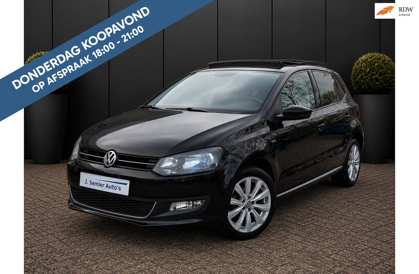 Volkswagen Polo - 1.2 TSI LIFE Highline Edition AUTOMAAT PANORAMA DAK MF STUUR PDC CRUISE - AutoWereld.nl