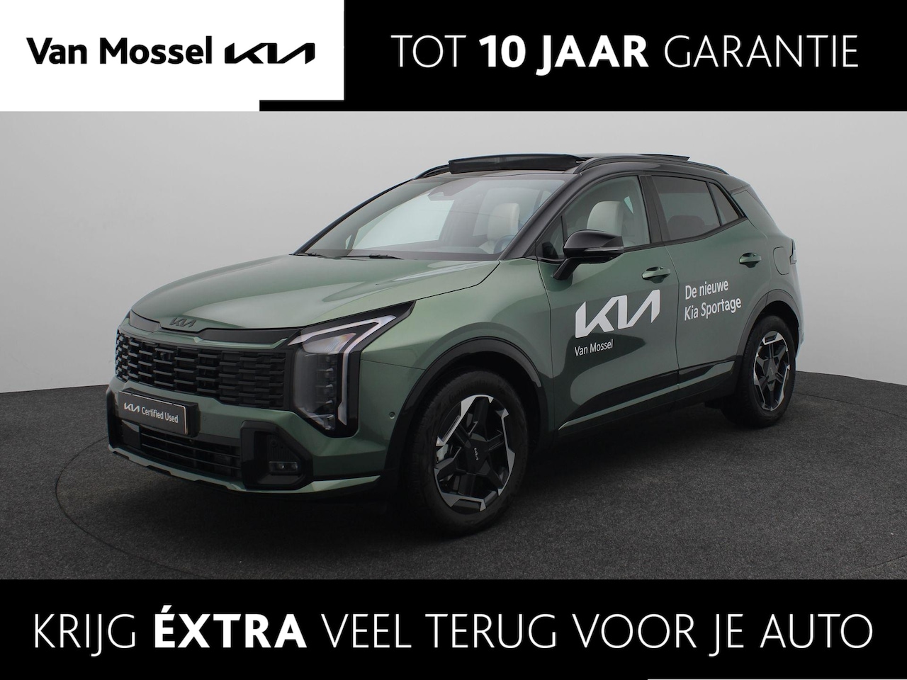 Kia Sportage - 1.6 T-GDi Hybrid GT-PlusLine Pano. Dak | Elektr. stoel met geheugen | 360 Camera | LM Velg - AutoWereld.nl