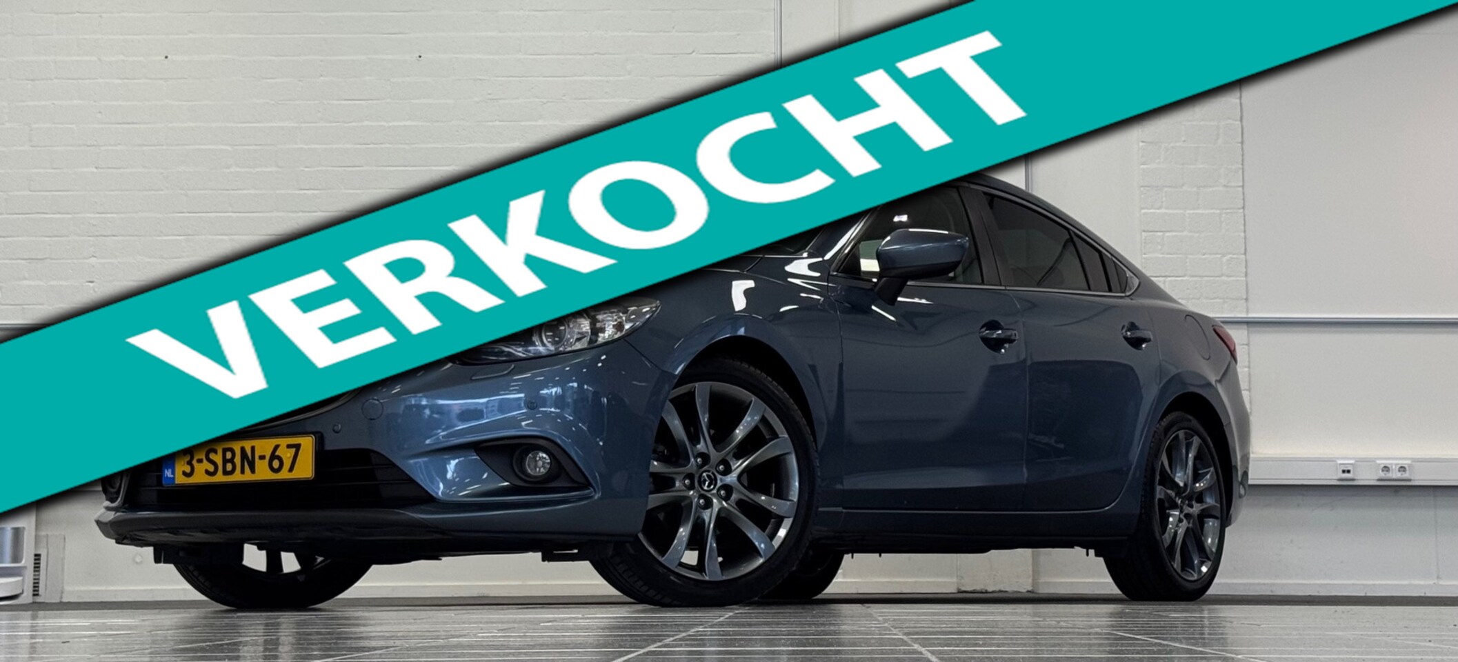 Mazda 6 - 2.0 HP GT-M Lerenbekleding Trekhaak Nieuwe remmen Mooi! - AutoWereld.nl