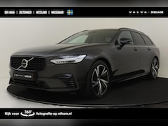 Volvo V90 - T6 PLUG-IN HYBRID AWD PLUS DARK *LONG RANGE* -HARMAN/KARDON|CAMERA|KINDERZITJES|PRIVACY.GL