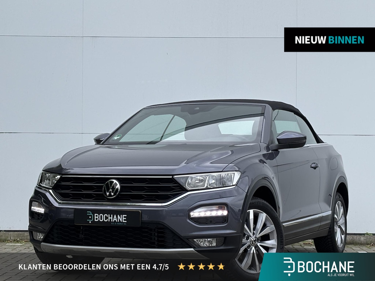 Volkswagen T-Roc Cabrio - 1.5 TSI Style Navigatie - Cruise control - AutoWereld.nl