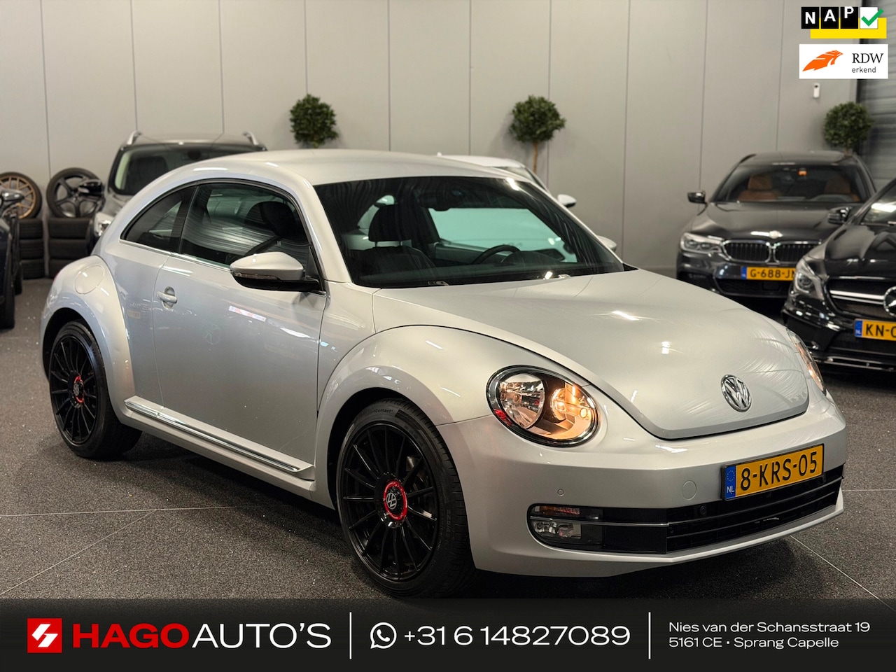 Volkswagen Beetle - 1.2 TSI Design NAVI/CRUISE/PDC/CLIMATE/VDOH/NAP/GARANTIE - AutoWereld.nl