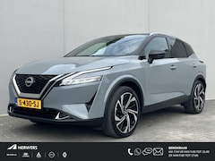 Nissan Qashqai - 1.3 MHEV Xtronic Tekna Plus / Trekhaak (1.800KG) / HUD / 360 Camera / Lederen Bekleding /