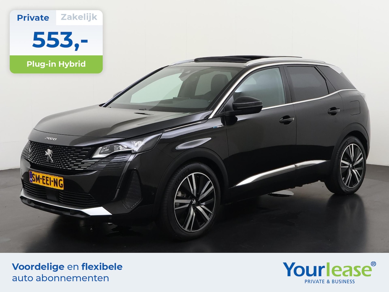 Peugeot 3008 - 1.6 HYbrid4 300 GT Pack | All-in 553,- Private Lease | Direct uit voorraad - AutoWereld.nl