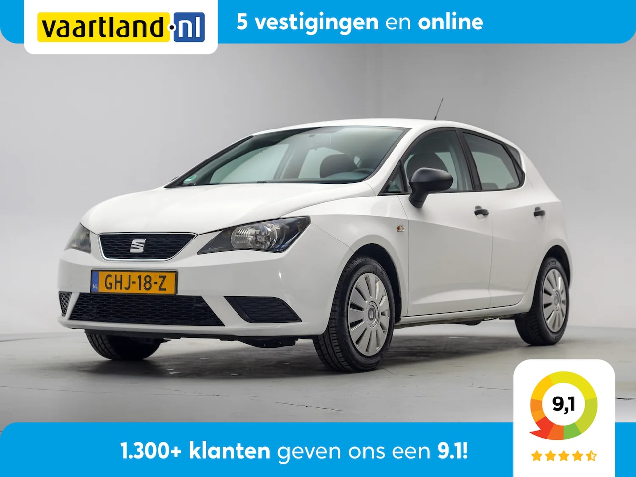 SEAT Ibiza - 1.2 Reference 5-drs [ Airco Audio af-fabriek El.ramen ] - AutoWereld.nl