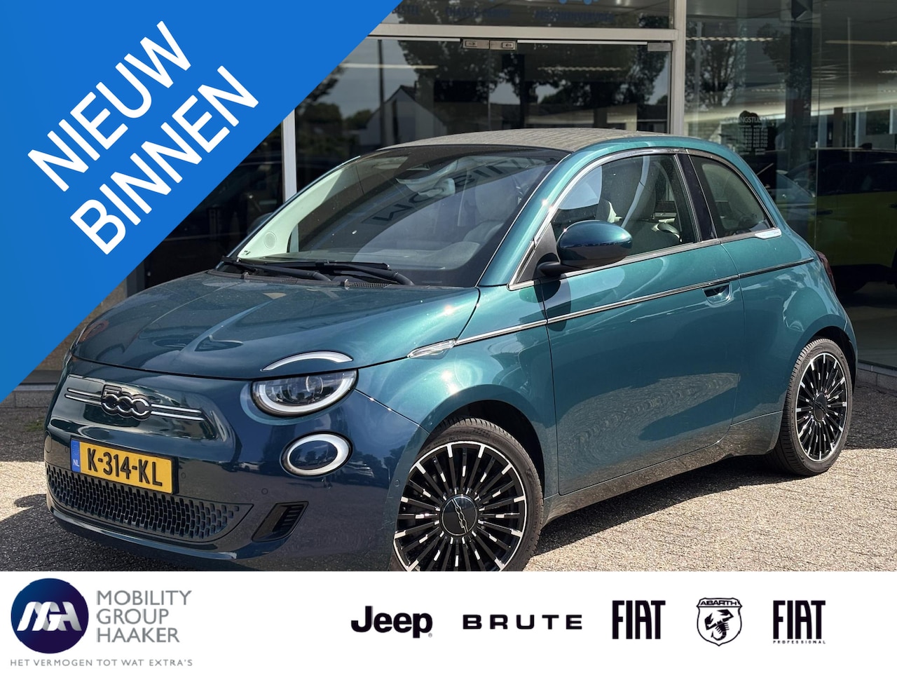 Fiat 500 C - La Prima 42 kWh | Carplay | ACC | Camera - AutoWereld.nl