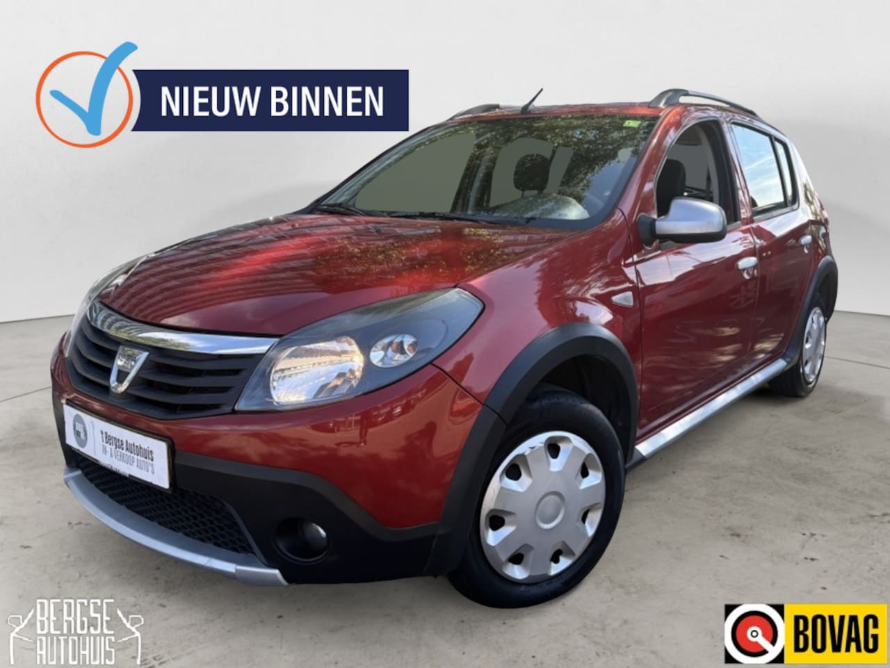 Dacia Sandero Stepway - 1.6 Airco Elek. Ramen Bluetooth Trekhaak - AutoWereld.nl