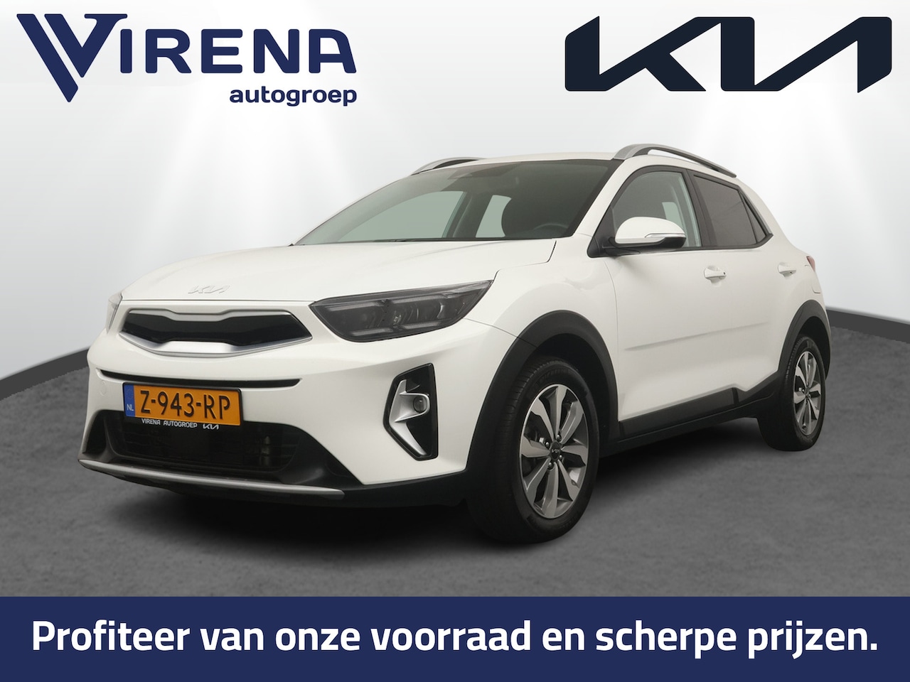 Kia Stonic - 1.0 T-GDi MHEV DynamicPlusLine - Stoelverwarming - Stuurwielverwarming - Camera - AppleCar - AutoWereld.nl