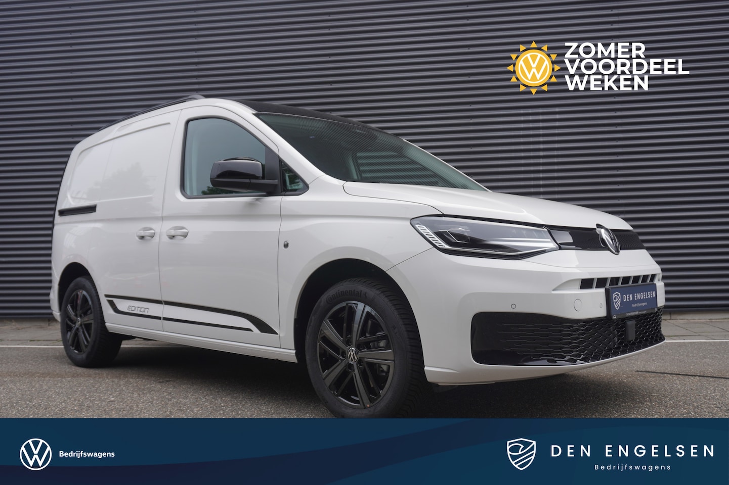 Volkswagen Caddy Cargo - 1.5 TSI Hybride DSG Limited Edition, Climatronic, Achterdeuren zonder deuren, App connect - AutoWereld.nl