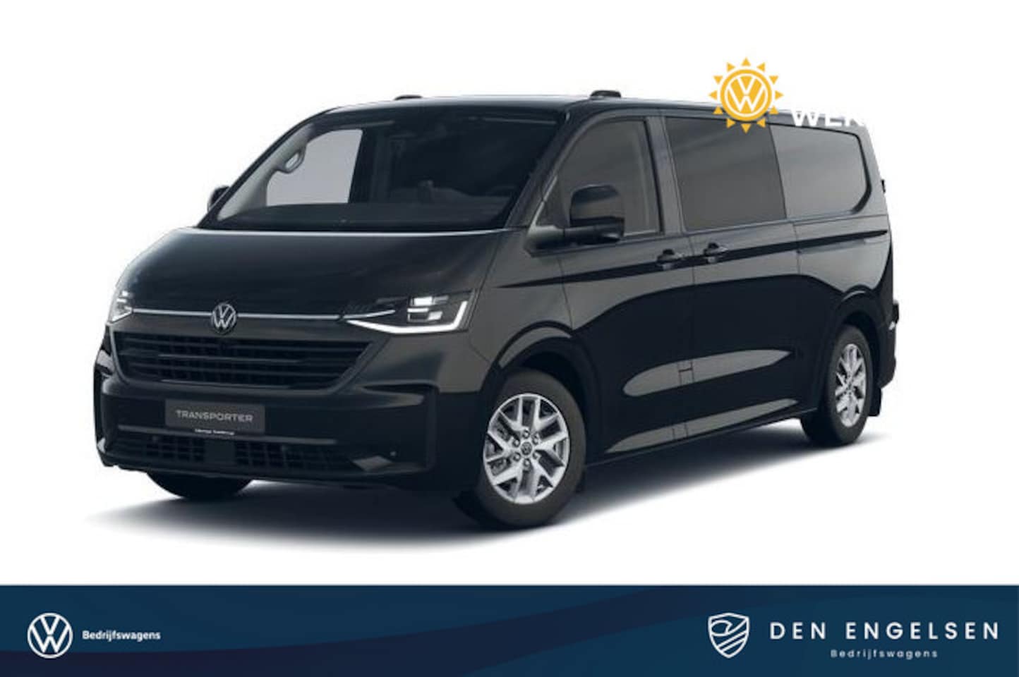 Volkswagen Transporter - 2.5 eHybrid L2H1 32 Bulli DUBBELE CABINE, IQ LED, Climatronic, Schuifdeur links en rechts - AutoWereld.nl