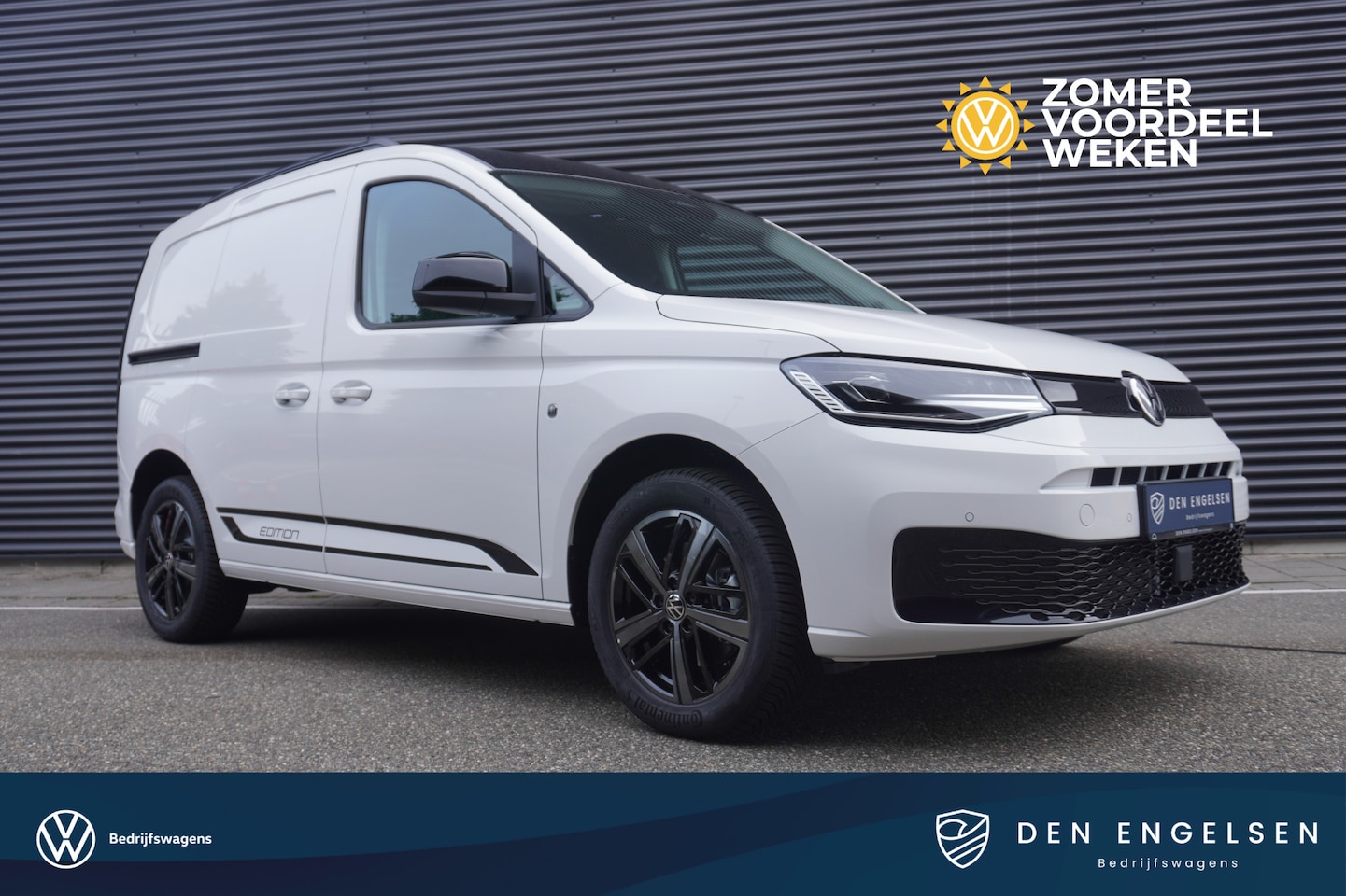 Volkswagen Caddy Cargo - 1.5 TSI Hybride DSG Limited Edition, Climatronic, Achterdeuren zonder deuren, App connect - AutoWereld.nl