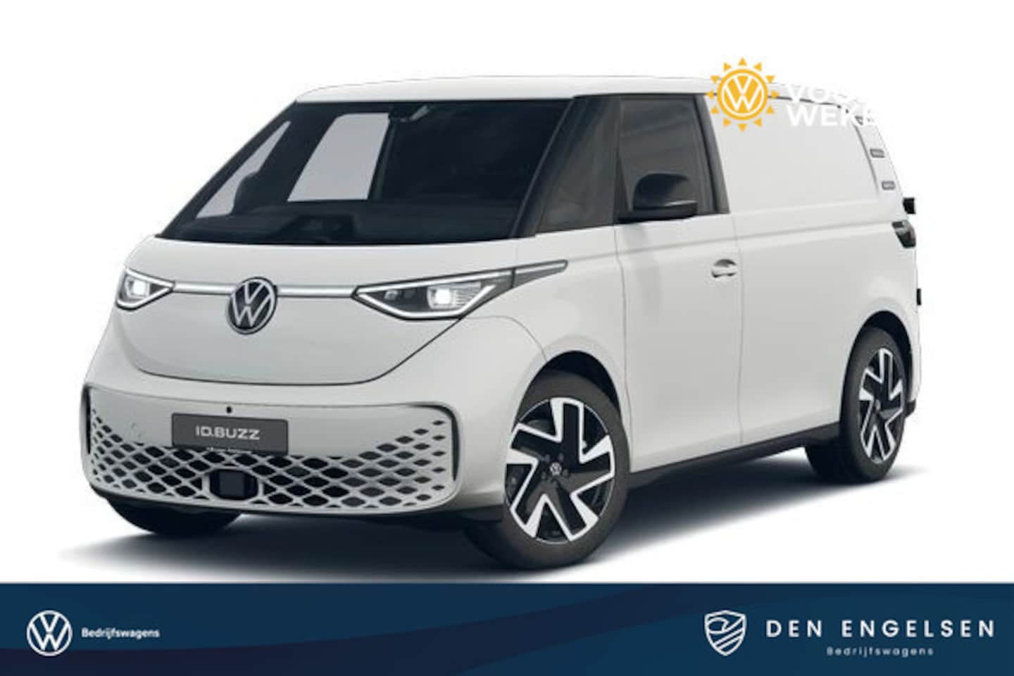 Volkswagen ID. Buzz Cargo - ID. Buzz Cargo 286 pk Bulli Edition, Achteruitrijcamera, Bijrijdersbank, Navigatie, Achte - AutoWereld.nl